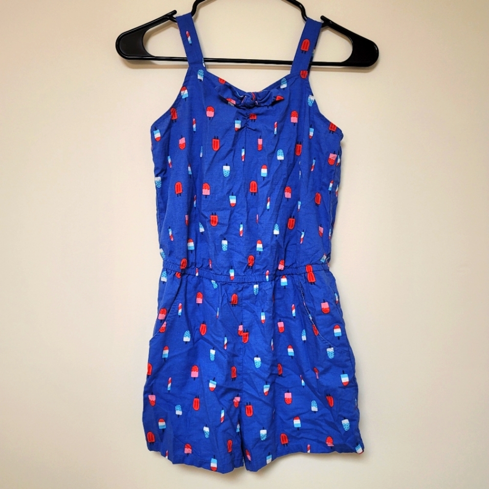 ✨️Girls | L(10-12) | Independence Popsicle Print One-Piece Romper | Cat & Jack
